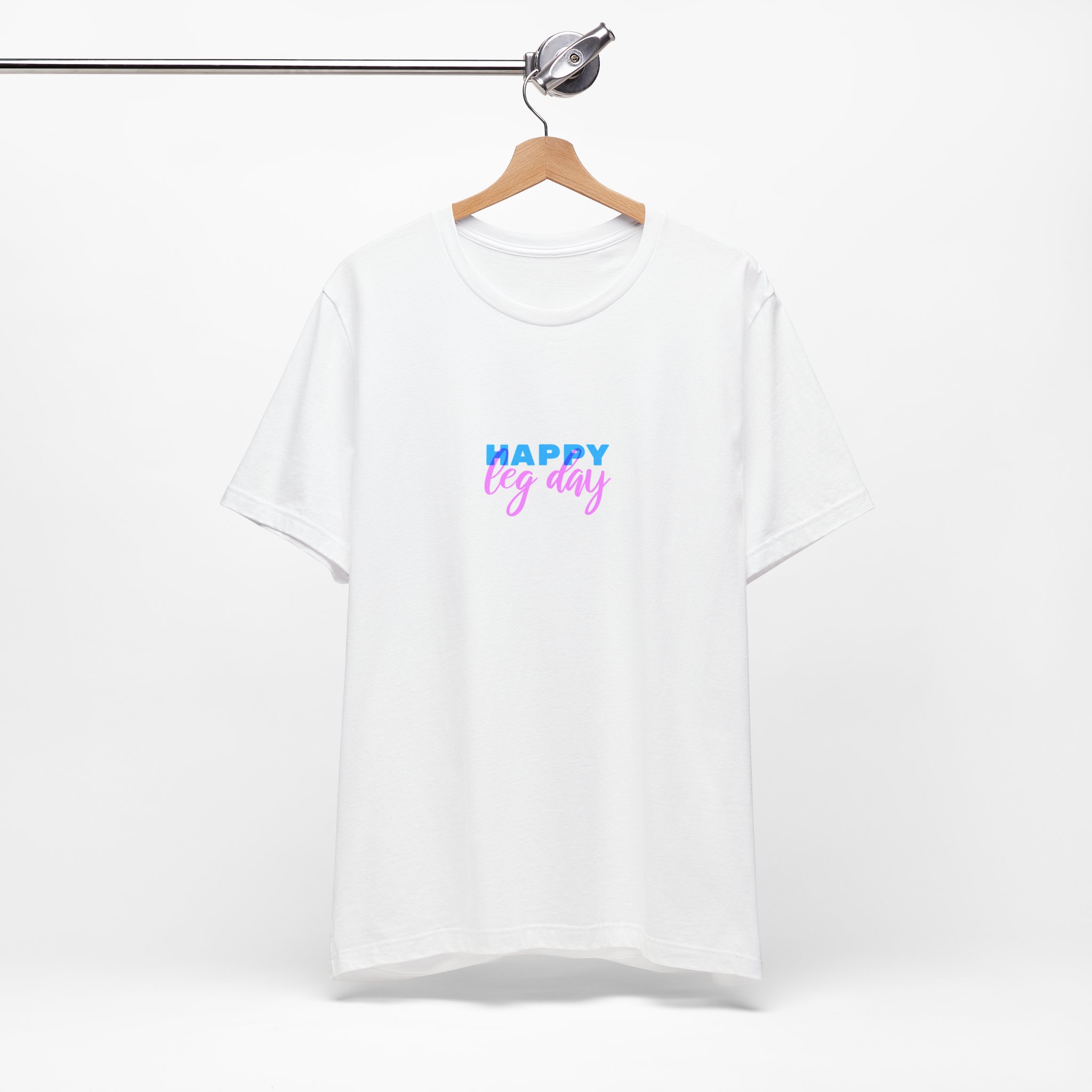 Short Sleeve Happy Leg day. Unisex - Bild 2