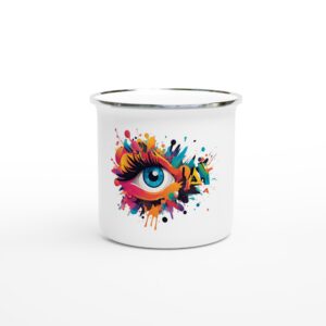 Intense Eye - Emaljmugg